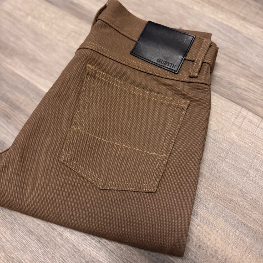 Gustin “Beast Duck 5 Pocket” Slim Jeans Pants sz 33x33 20oz Duck Canvas New